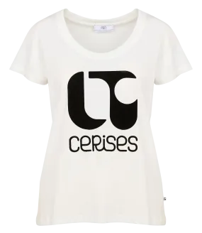 LE TEMPS DES CERISES TAOLO - Camiseta de manga corta estampada en blanco