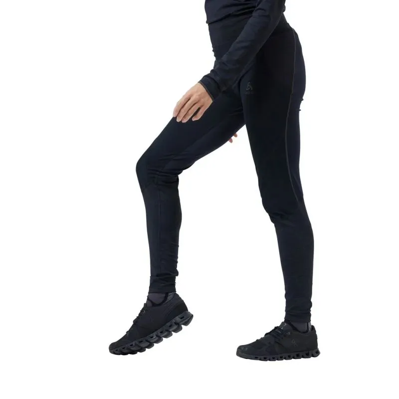 Legging Odlo Zeroweight Warm (Negro) Mujer