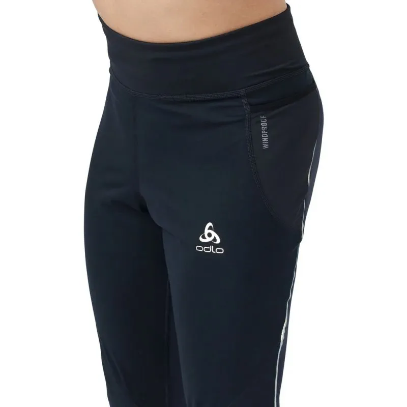 Legging Odlo Zeroweight Warm (Negro) Mujer