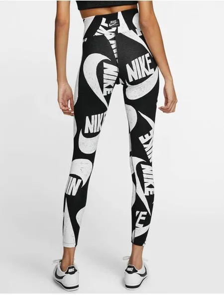 malla nike logo negro mujer