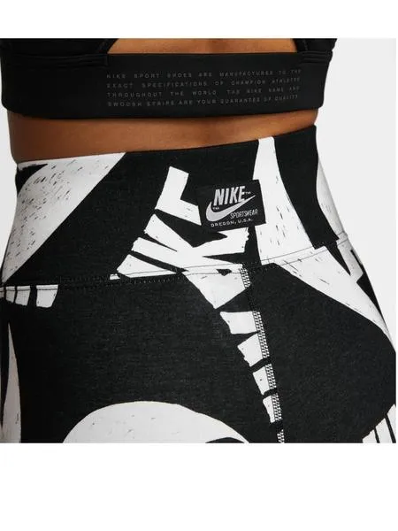 malla nike logo negro mujer