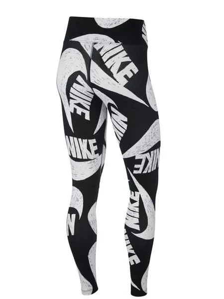 malla nike logo negro mujer