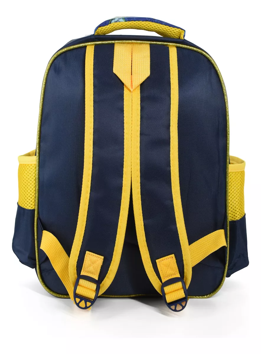 Mochila Niño Infantil Escolar Superheroes Luces Mch-60