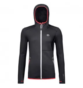 Mujer Ortovox FLEECE HOODY W (negro cuervo) polar