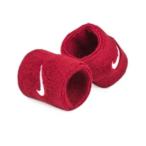 Muñequeras Nike Swoosh Roja