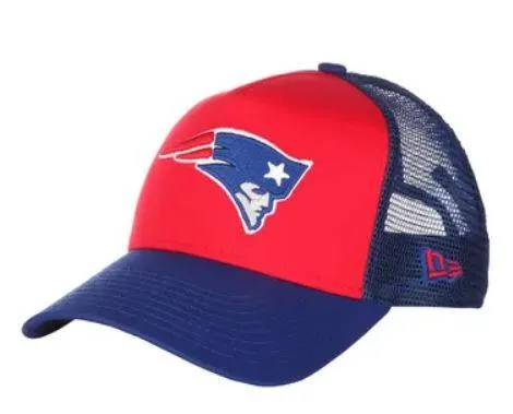 New Era Gorra Niños A Frame Trucker Patriots Roja Azul