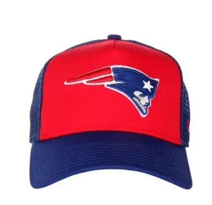 New Era Gorra Niños A Frame Trucker Patriots Roja Azul