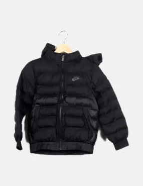 Nike Chaqueta negra acolchada