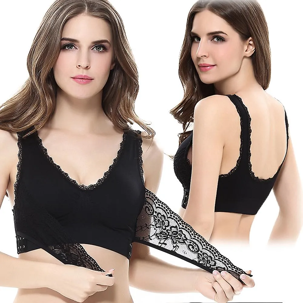 NUEVO Kendally Bra-Kendally Comfy Corsé Sujetador Delantero Cruzado Lateral Hebilla Lateral Sujetadores de Encaje