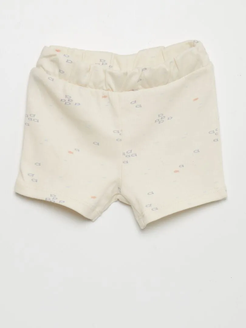 Pack de 2 boxers de algodón - BLANCO