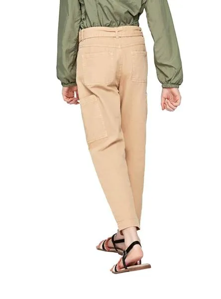 pantalon pepe jeans piti beige para niña