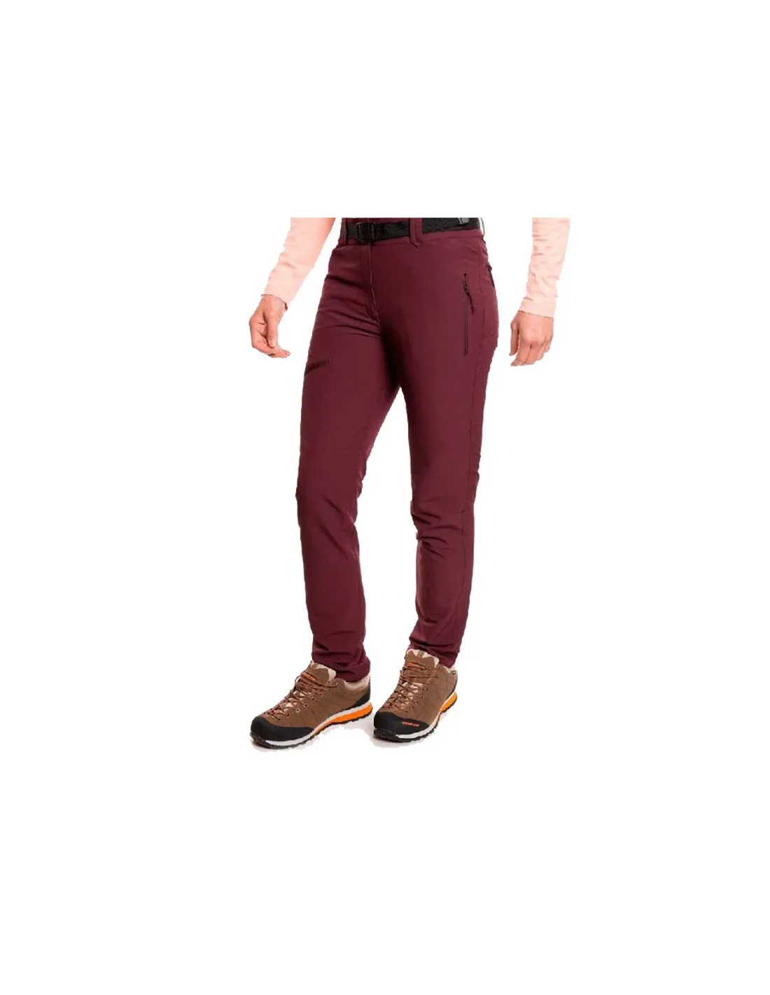 Pantalones de montaña Trangoworld Dorset Mujer Rojo