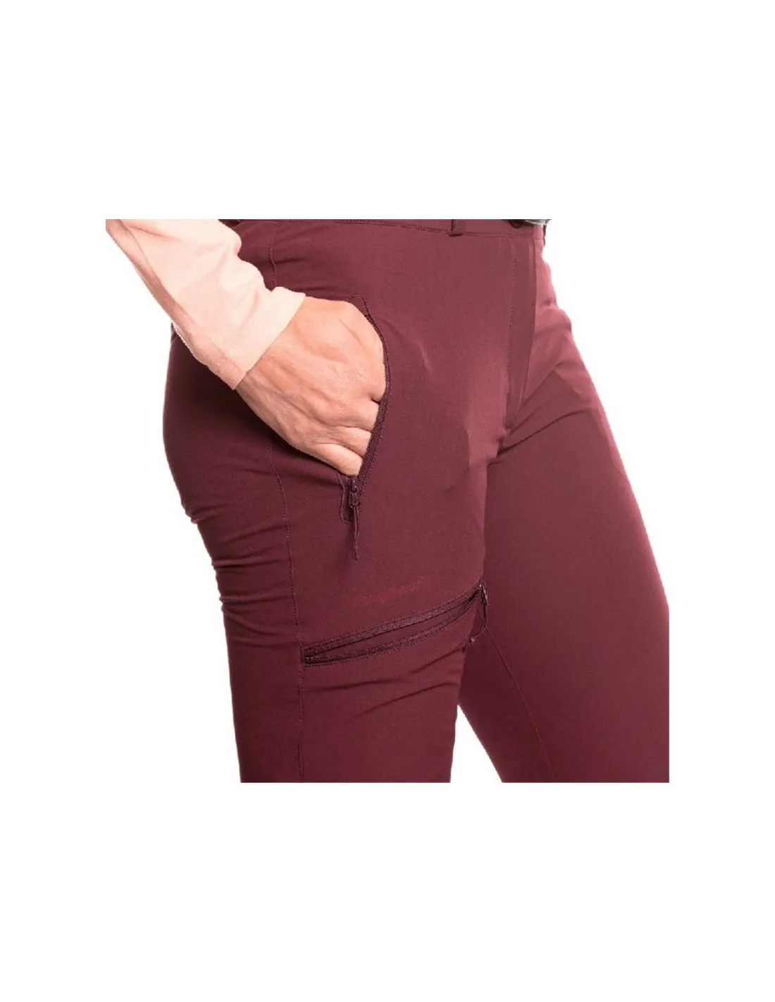 Pantalones de montaña Trangoworld Dorset Mujer Rojo