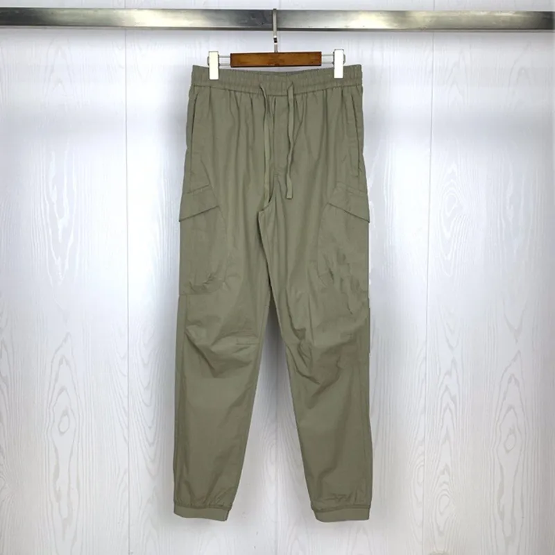 Pantalones de ropa para hombre, pantalones casuales, mallas para correr con múltiples bolsillos para hombre en primavera y veran