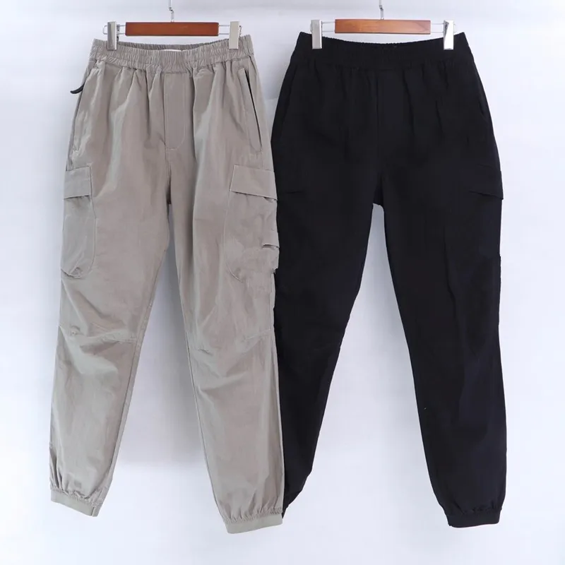 Pantalones de ropa para hombre, pantalones casuales, mallas para correr con múltiples bolsillos para hombre en primavera y veran