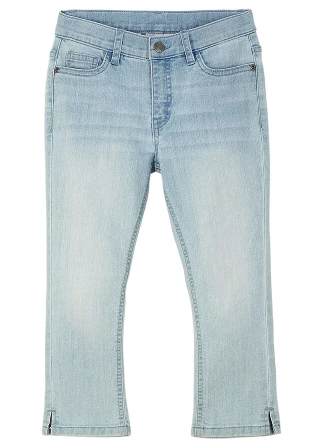 Pantalón capri para niña Denim hielo