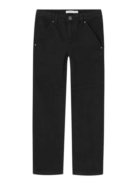 Pantalón Name It Silas Tapered Negro Para Niño