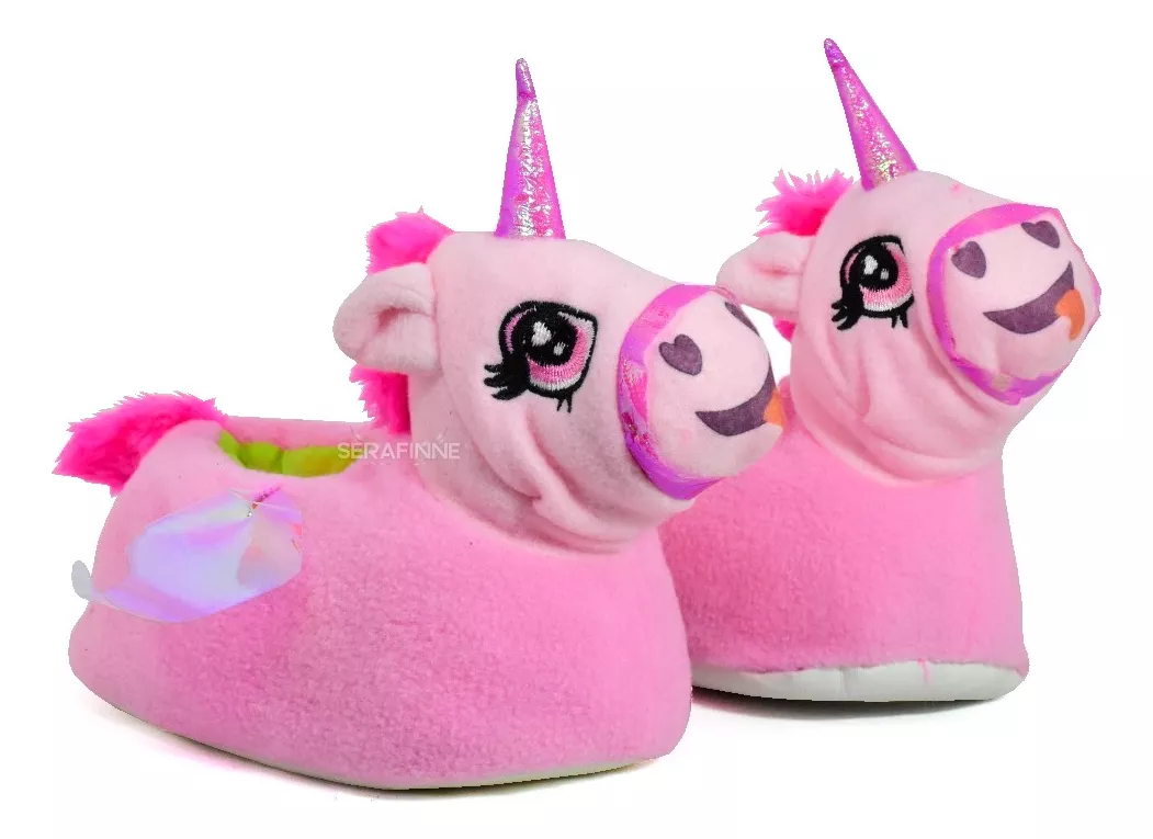 Pantufla Niños Liviana Cerrado Peluche Personajes Oferta