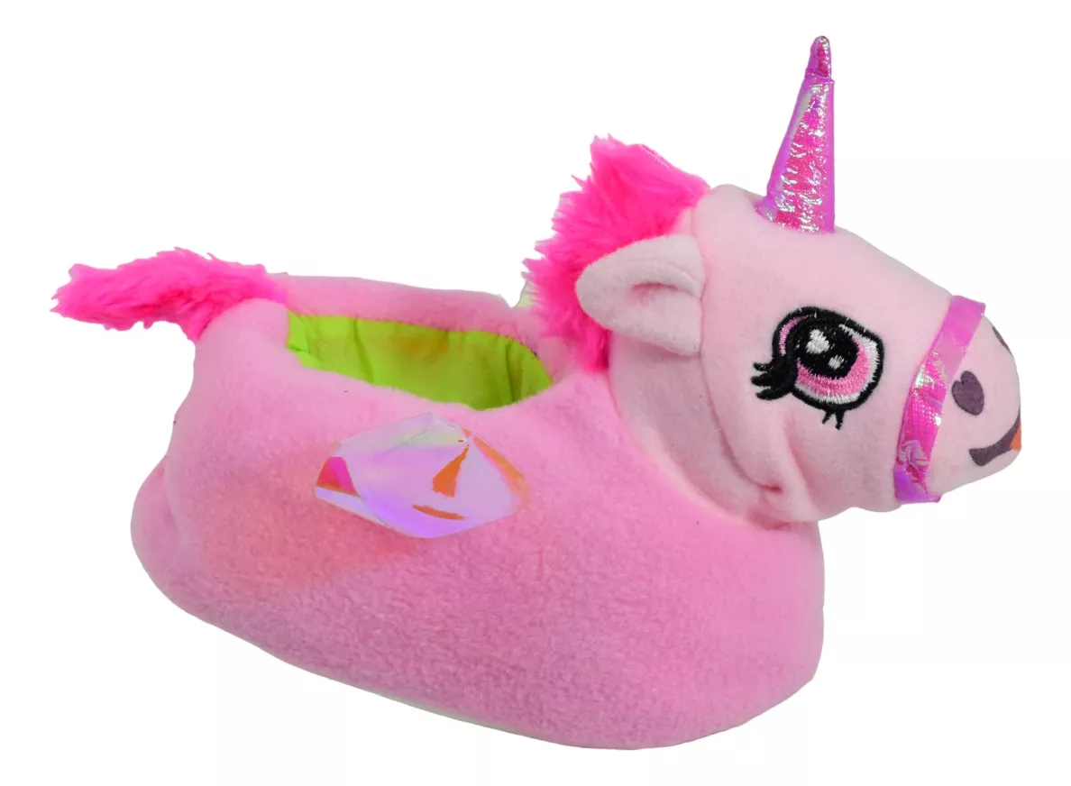 Pantufla Niños Liviana Cerrado Peluche Personajes Oferta