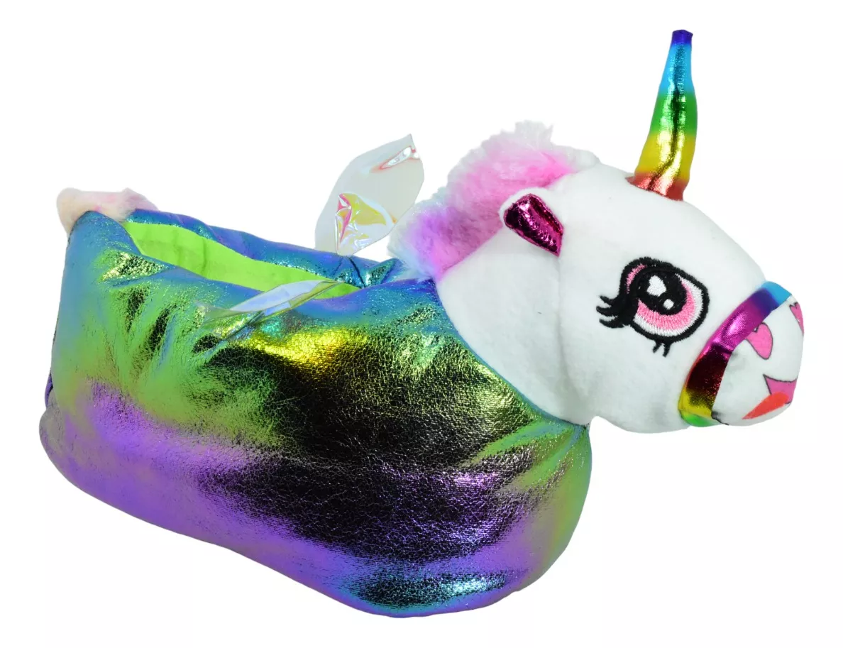 Pantufla Niños Liviana Cerrado Peluche Personajes Oferta