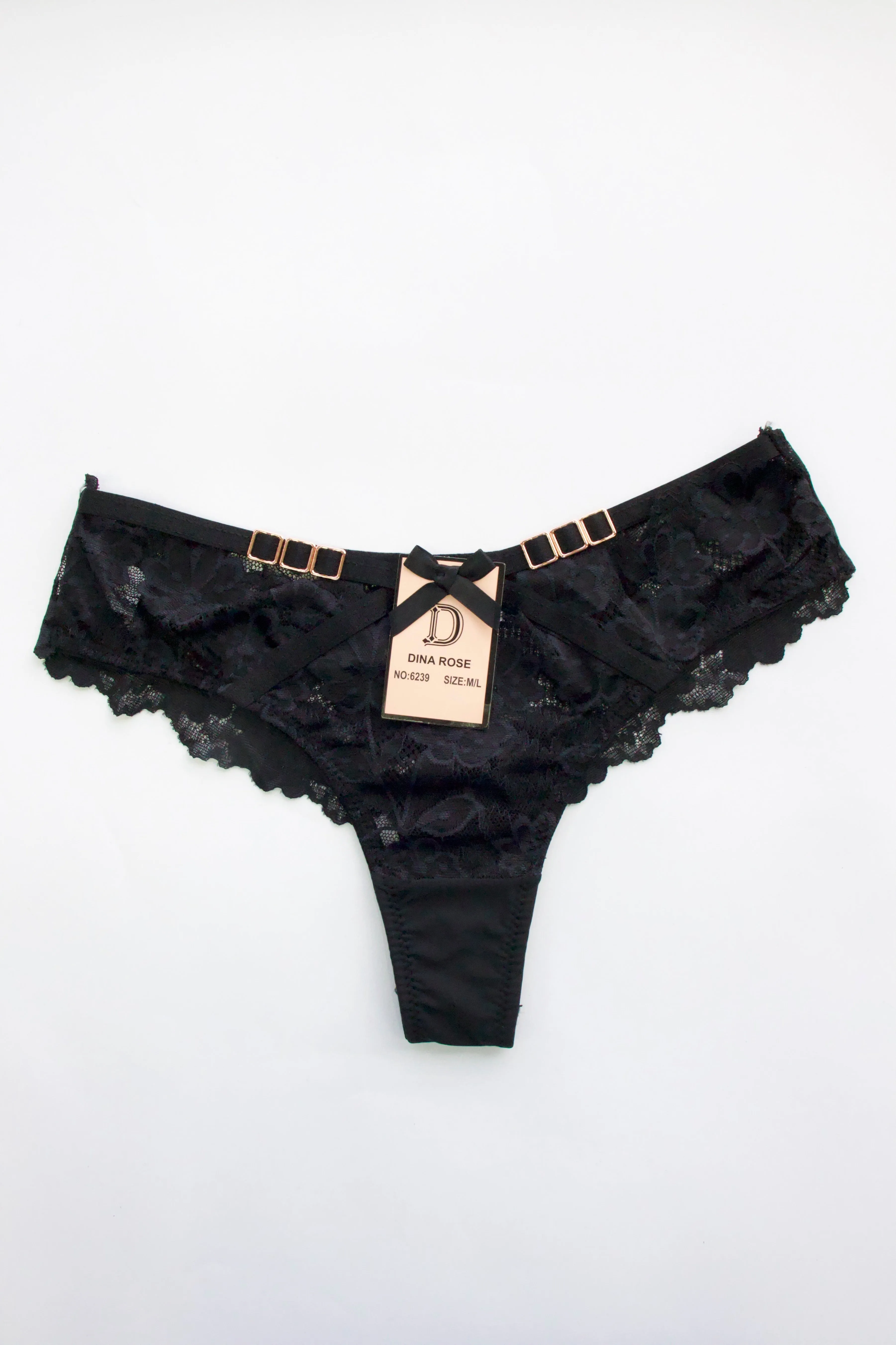 PANTY ESTILO CAHETERO DE ENCAJE 6239