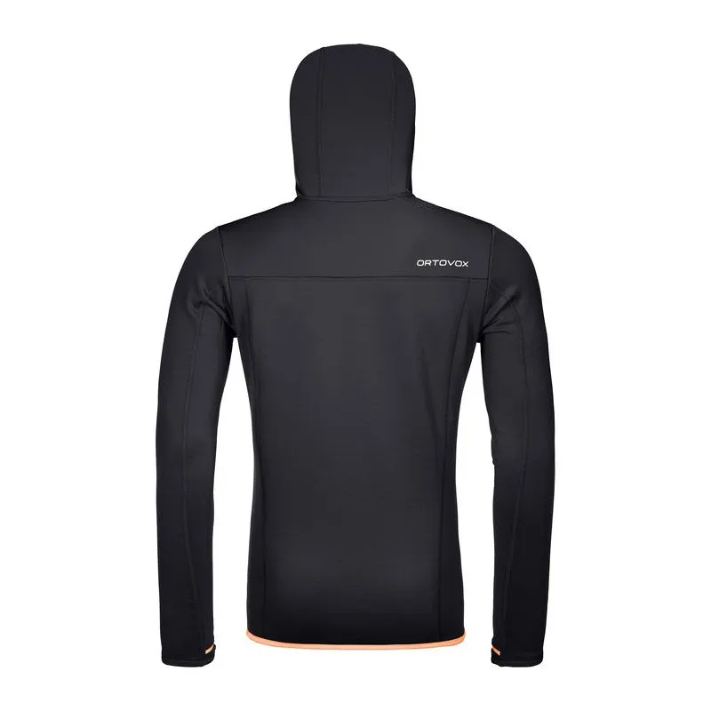 Para hombre Ortovox Fleece Hoody (negro cuervo)