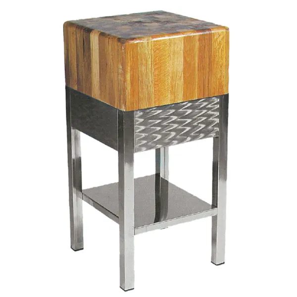 Pilón de Encina con Faldón y patas de inox