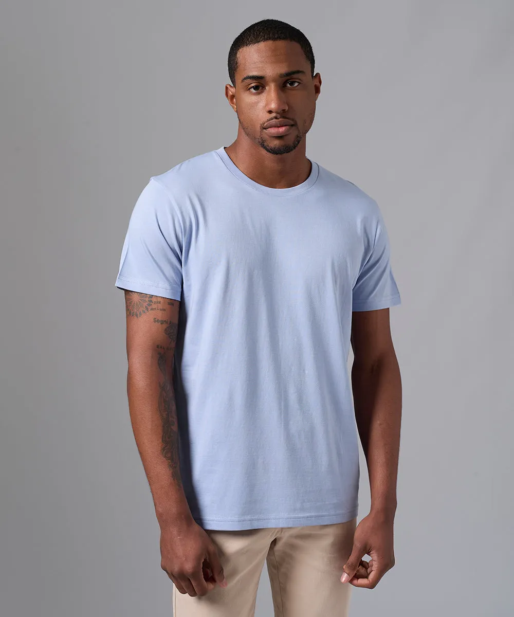 POLO MANGA CORTA JERSEY CUELLO REDONDO BASICO LAVANDA PV25