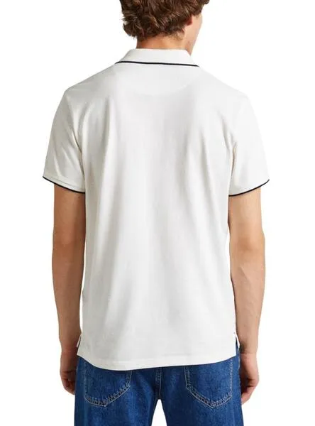 Polo Pepe Jeans Hans Blanco Para Hombre