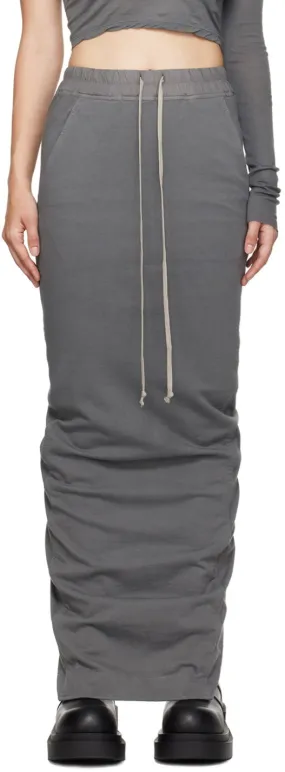 Rick Owens Porterville Pull On Pillar Maxi Skirt