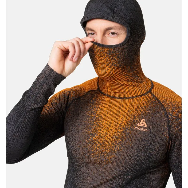 Ropa interior técnica Odlo BL TOP mascarilla l/s BLACKCOMB ECO (oriole) Hombre