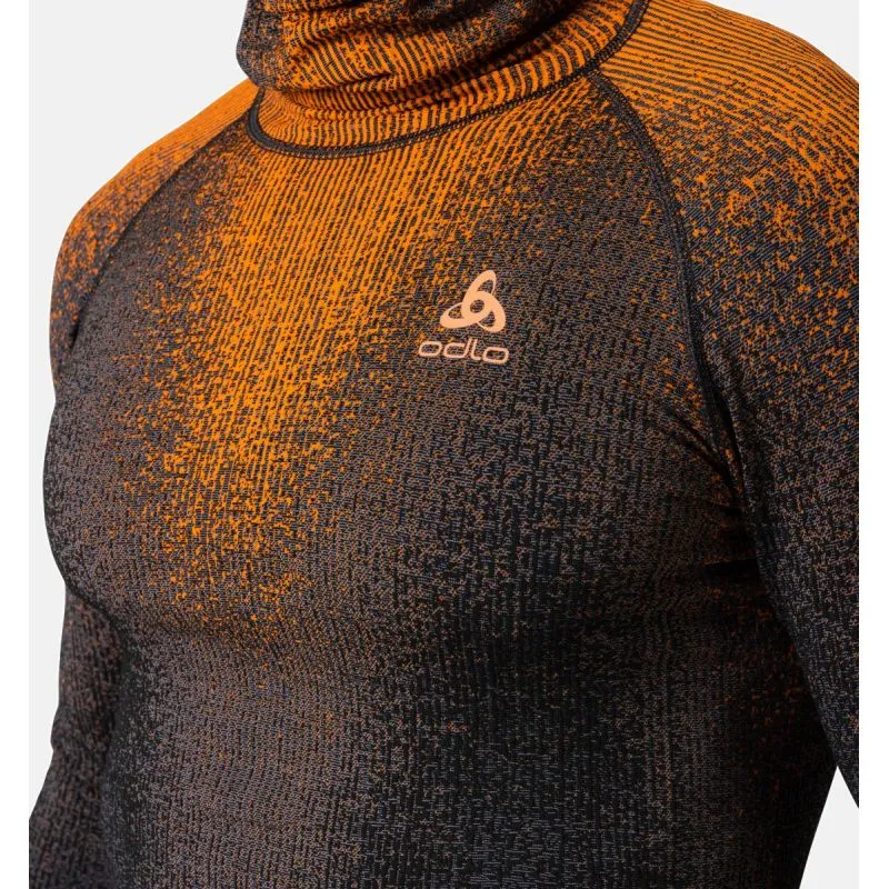 Ropa interior técnica Odlo BL TOP mascarilla l/s BLACKCOMB ECO (oriole) Hombre