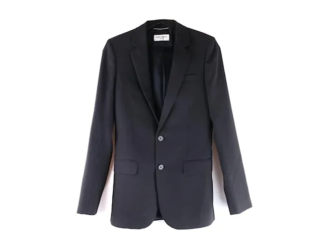 SAINT LAURENT Chaquetas T.Lana S Internacional Negro 