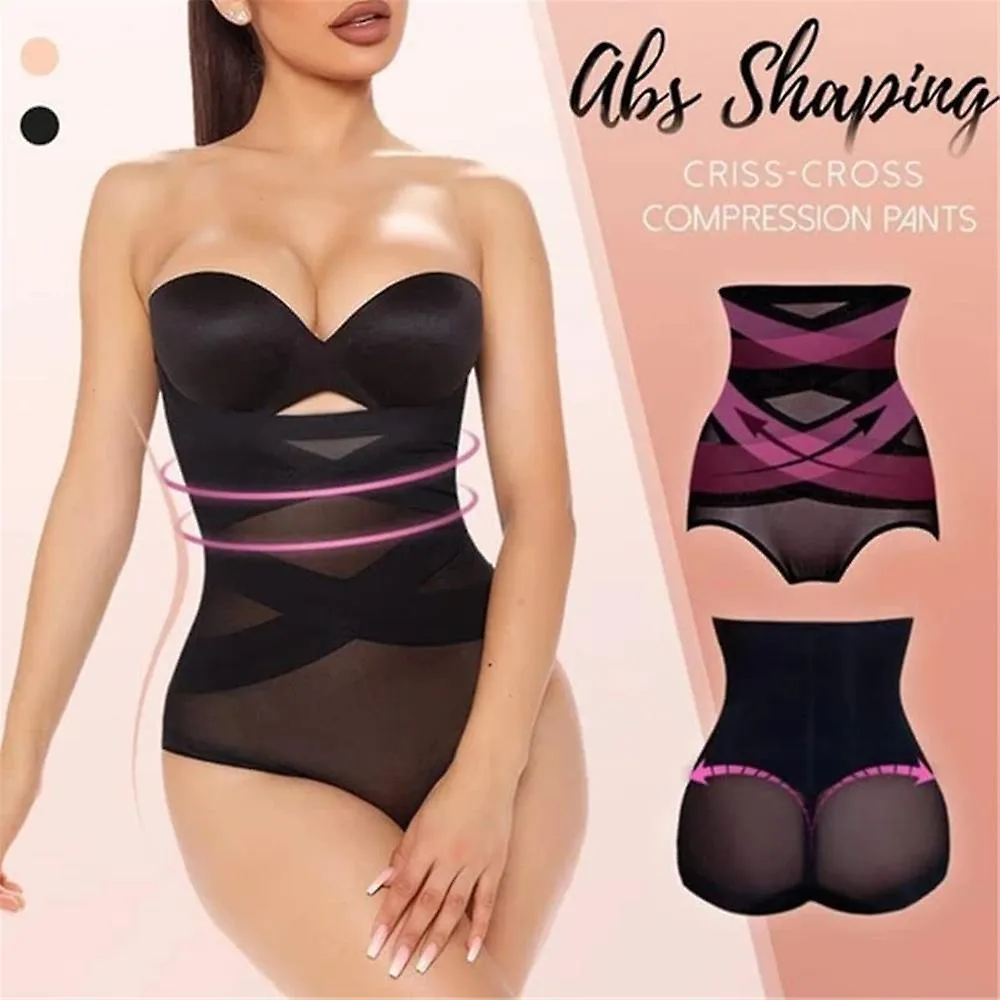 Shaper de compresión de cintura alta Corsé adelgazante Vientre Esculpir pantalones Panties Shapewear