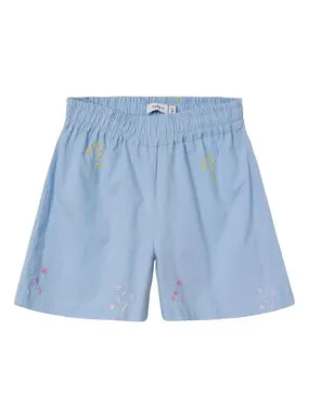 Shorts Name It Falower Azul Para Niña