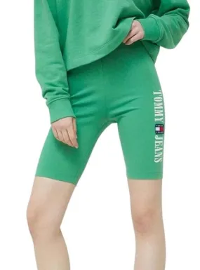 Shorts Tommy Jeans Cycle Verde para Mujer