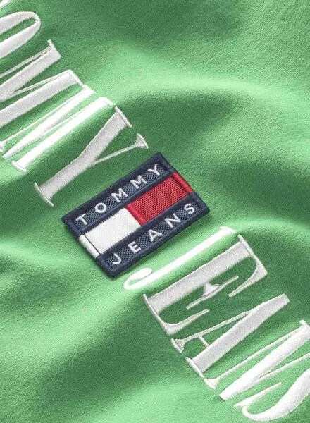 Shorts Tommy Jeans Cycle Verde para Mujer