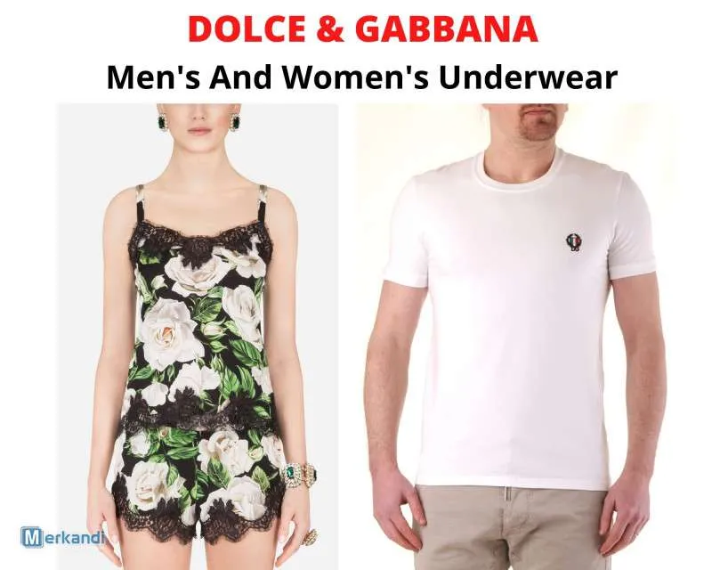 STOCK DE ROPA INTERIOR PARA HOMBRE Y MUJER DOLCE&GABBANA