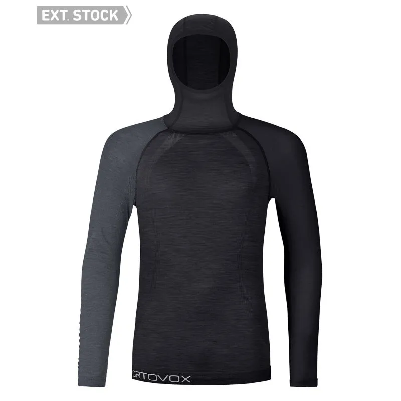 Sudadera con capucha de manga larga para hombre Ortovox 120 COMP LIGHT HOODY M (negro cuervo)