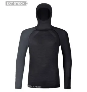 Sudadera con capucha de manga larga para hombre Ortovox 120 COMP LIGHT HOODY M (negro cuervo)