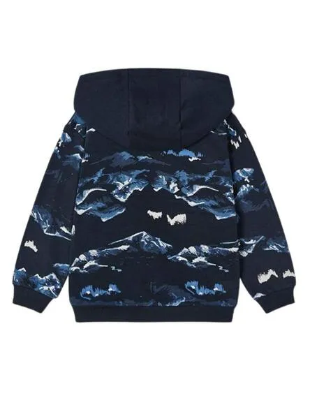 Sudadera Mayoral Estampado Azul para Niño