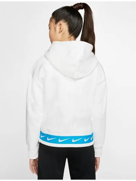 sudadera nike azul/naranja niña