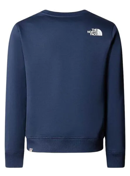 Sudadera The North Face Redbox Crew Azul De Niños