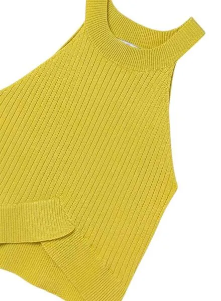 Top Mayoral Tricot Amarillo para Niña