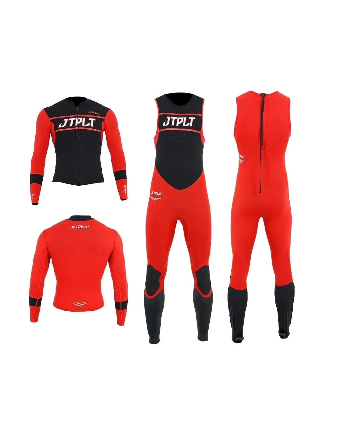 Traje de neopreno Jetpilot Matrix Negro y Rojo