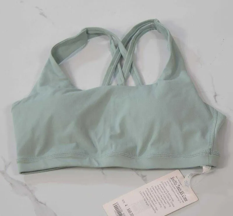 Traje de Yoga Align Energy Bra, ropa interior para mujer, ropa interior para correr, deportes, a prueba de golpes, cruzado, con 