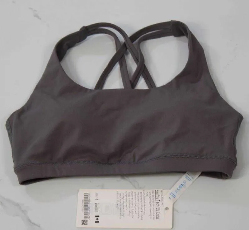 Traje de Yoga Align Energy Bra, ropa interior para mujer, ropa interior para correr, deportes, a prueba de golpes, cruzado, con 