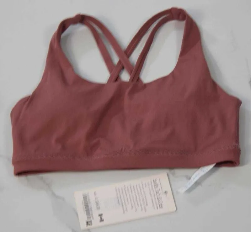 Traje de Yoga Align Energy Bra, ropa interior para mujer, ropa interior para correr, deportes, a prueba de golpes, cruzado, con 