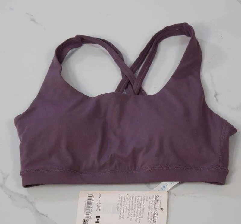 Traje de Yoga Align Energy Bra, ropa interior para mujer, ropa interior para correr, deportes, a prueba de golpes, cruzado, con 