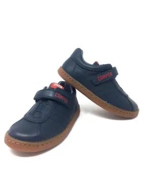 zapato azul camper velcro